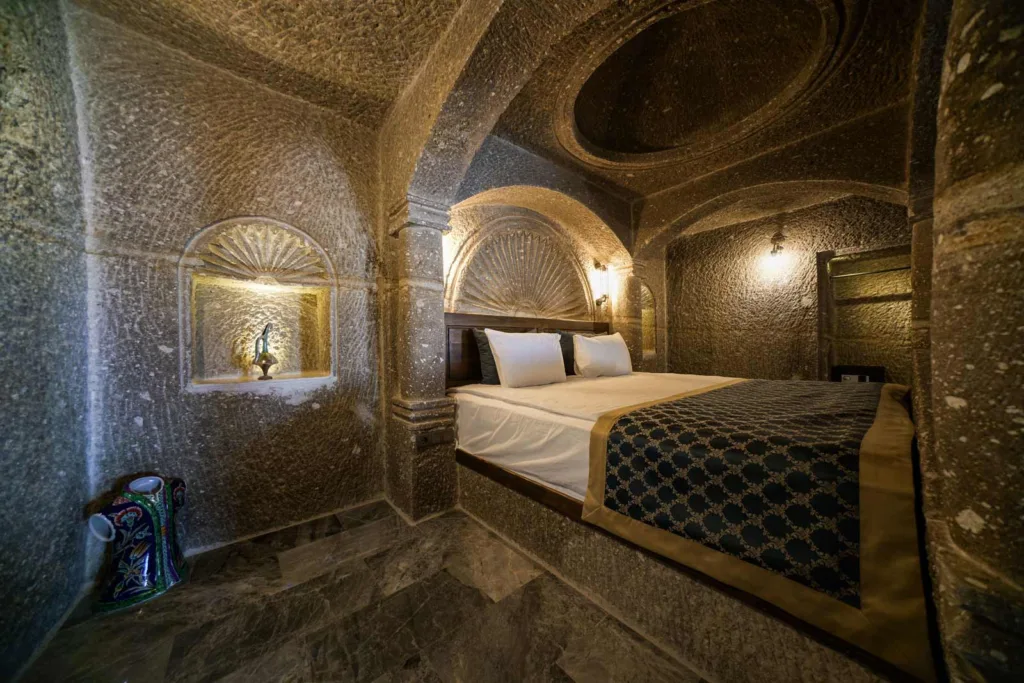 Royal Suite with Jacuzzi at Caverna Premium Luxury Caves in Göreme Cappadocia